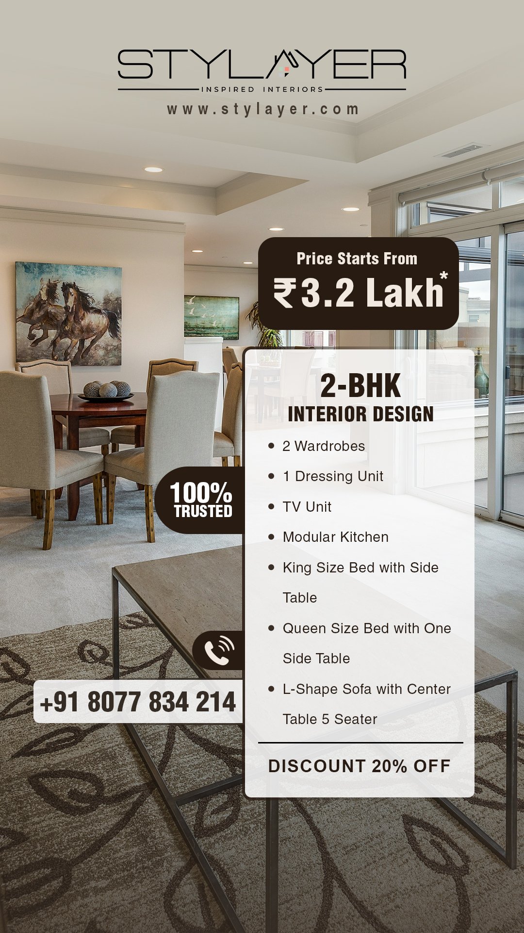 Offer for 2 BHK Interior